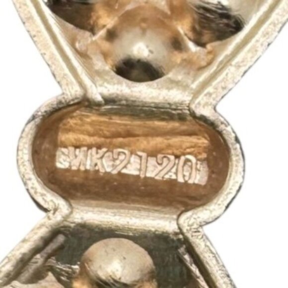 Mint Green Faux Leather Belt Pearl-Embellished Gold Bow Buckle Adjustable 29-33" - Picture 3 of 8